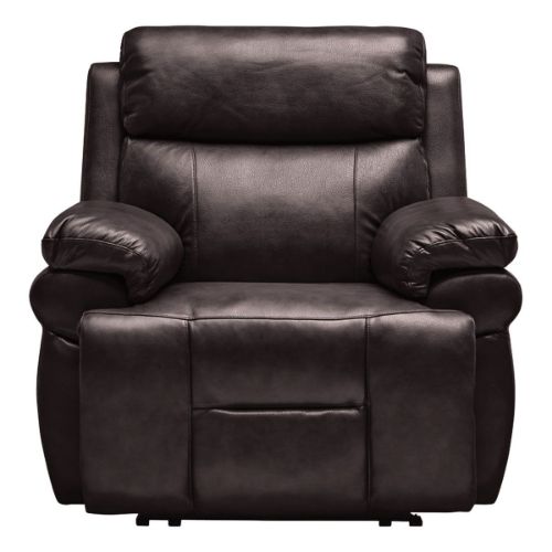 Picture of ZEUS LEATHER TRIPLE POWER RECLINER WITH HEAT & MASSAGE