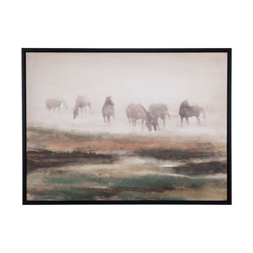 Picture of GRAZING STALLIONS WALL ART