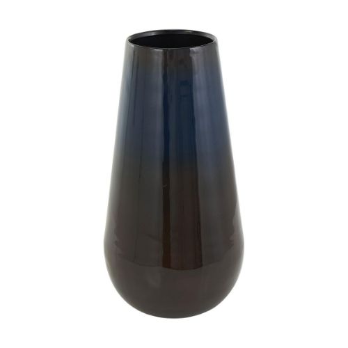 Picture of BLUE METAL VASE