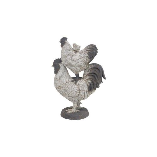 Picture of STACKED ROOSTER SCULPTURE