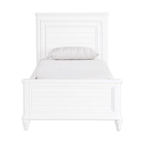 Picture of NANTUCKET WHITE COMPLETE TWIN BED