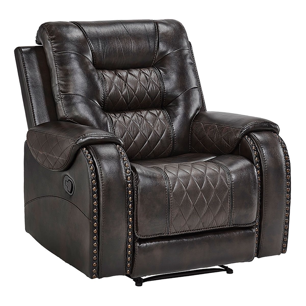 Picture of CONQUEST CHARCOAL MANUAL RECLINER
