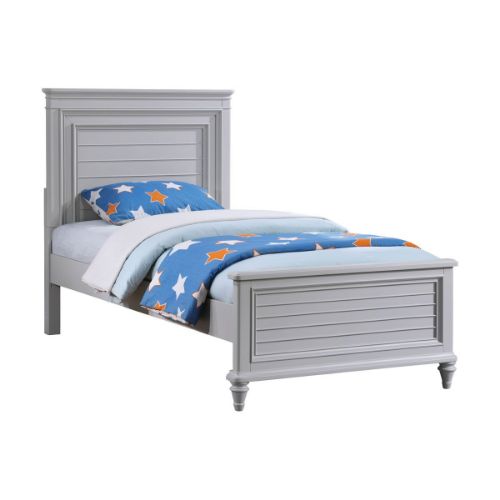 Picture of NANTUCKET GREY COMPLETE TWIN BED