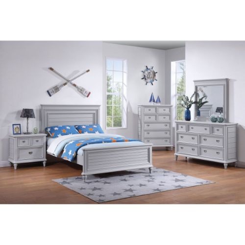Picture of NANTUCKET GREY 3PC FULL YOUTH BEDROOM GROUP