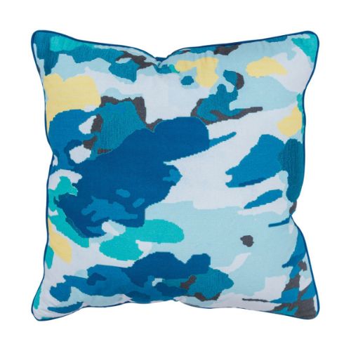 Picture of BLUE CAMO THROW PILLOW