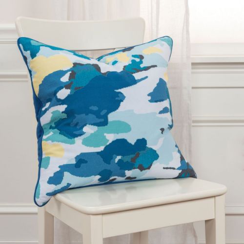 Picture of BLUE CAMO THROW PILLOW