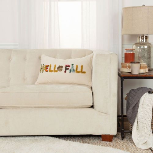 Picture of HELLO FALL THROW PILLOW