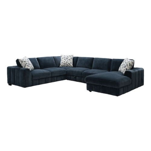 Picture of OASIS NAVY 4 PC SECTIONAL WITH POP-UP SLEEPER & STORAGE