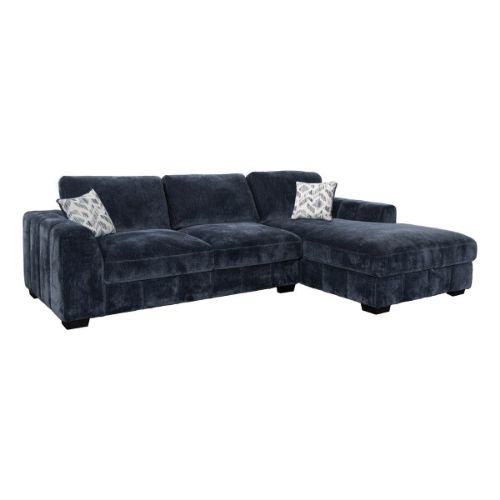Picture of OASIS NAVY 2 PC SECTIONAL WITH RIGHT ARM CHAISE