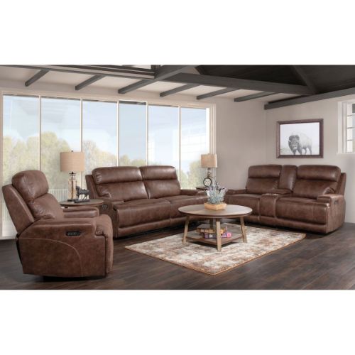 Picture of DUNN DUAL POWER RECLINING CONSOLE LOVESEAT
