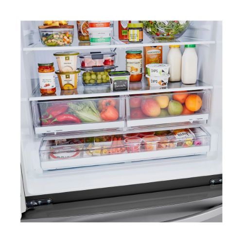 Picture of LG 29 cu. ft. French Door Refrigerator with Slim Design Water Dispenser - LRFWS2906S