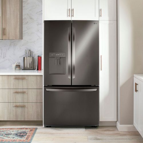 Picture of LG 29 cu. ft. French Door Refrigerator with Slim Design Water Dispenser - LRFWS2906D