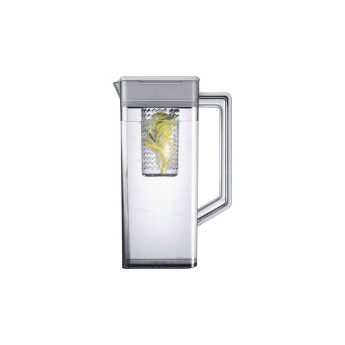 Picture of Samsung 29 cu. ft. Bespoke 4-Door French Door Refrigerator with Beverage Center™ in White Glass - RF29BB860012
