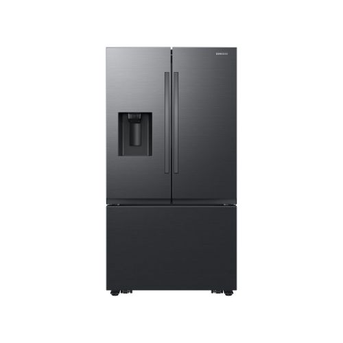 Picture of Samsung 31 Cu. Ft. Fingerprint Resistant Matte Black Steel Freestanding French Door Refrigerator - RF32CG5400MT