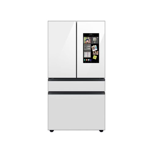 Picture of Samsung Bespoke 4-Door French Door Refrigerator (29 cu. ft.) with Family Hub White Glass - RF29BB890012