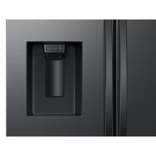 Picture of Samsung 30 cu. ft. Mega Capacity 4-Door French Door Refrigerator with Four Types of Ice in Matte Black Steel - RF31CG7400MT