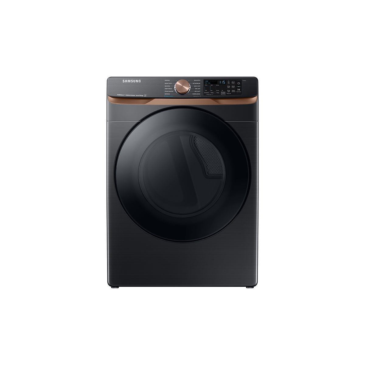 Picture of Samsung 7.5 cu. ft. Smart Electric Dryer in Brushed Black with Steam Sanitize+ and Sensor Dry - DVE50BG8300V