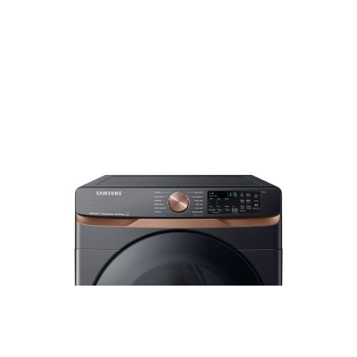 Picture of Samsung 7.5 cu. ft. Smart Electric Dryer in Brushed Black with Steam Sanitize+ and Sensor Dry - DVE50BG8300V