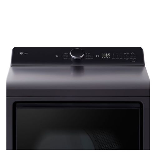 Picture of LG 7.3 cu. ft. Ultra Large Capacity Rear Control Electric Dryer with LG EasyLoad™ Door and AI Sensing - DLE8400BE
