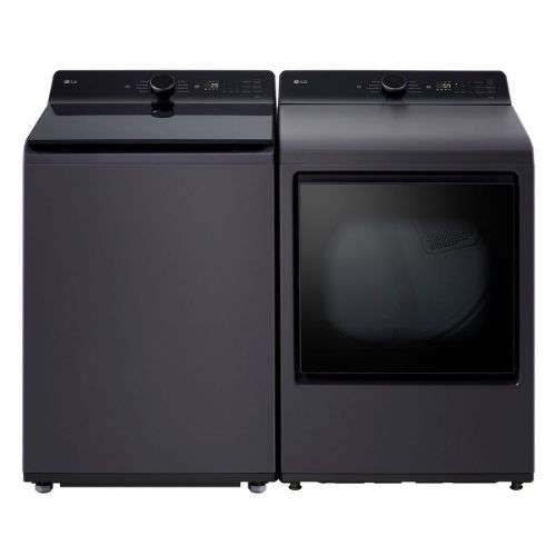 Picture of LG 7.3 cu. ft. Ultra Large Capacity Rear Control Electric Dryer with LG EasyLoad™ Door and AI Sensing - DLE8400BE
