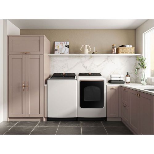 Picture of Samsung 7.4 cu. ft. Smart Electric Dryer with Steam Sanitize+ - DVE55CG7500E