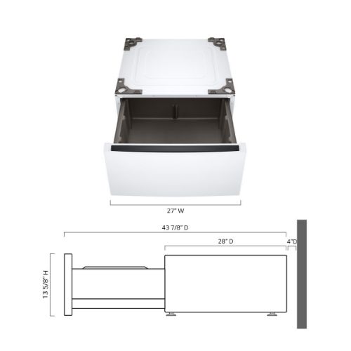 Picture of LG 27” Pedestal Storage Drawer - WDP6W