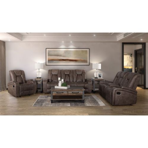 Picture of TITAN MANUAL RECLINING SOFA WITH DROP DOWN TABLE