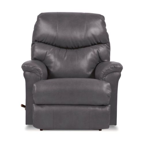 Picture of ARTHUR GREY LEATHER ROCKER RECLINER