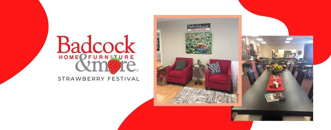Image of Badcock Strawberry Festival logo