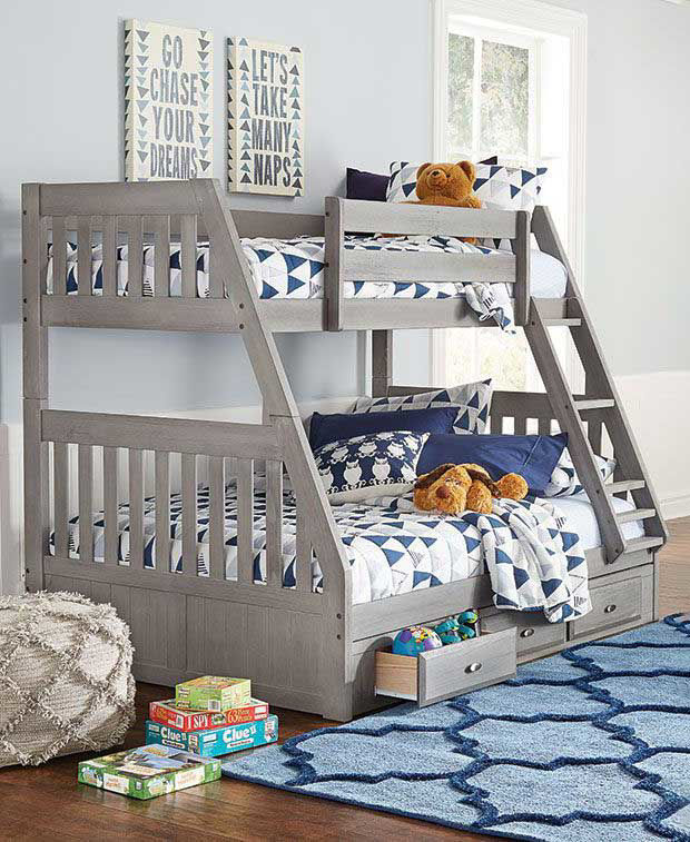 Youth Bunk Beds Bad Home, Rooms To Go Bunk Beds With Slide