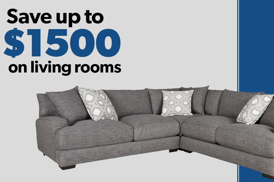 Save up to $1500 on Living room