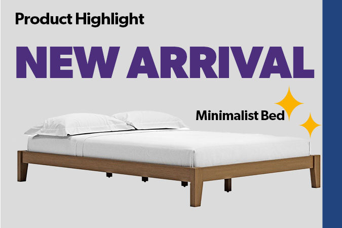 Minimalist Bed New Arrival