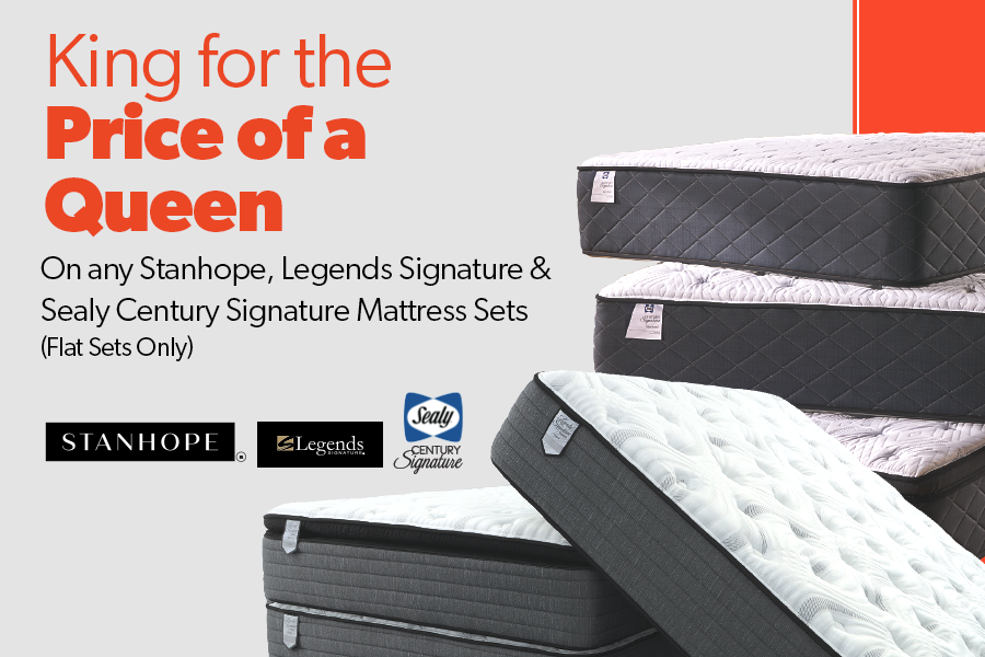 King Mattress for the price of a Queen