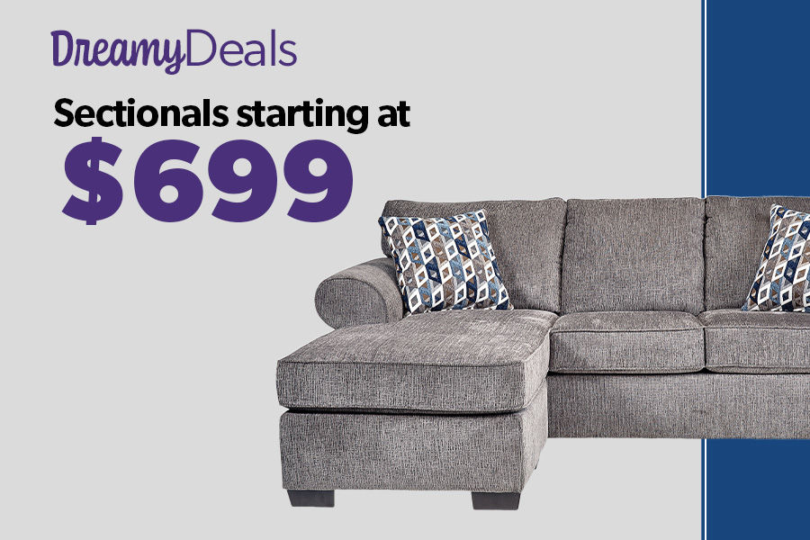 Sectionals Starting at $699
